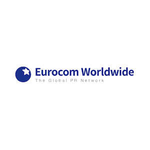 Eurocom Worldwide logo representing a global network specializing in PR.